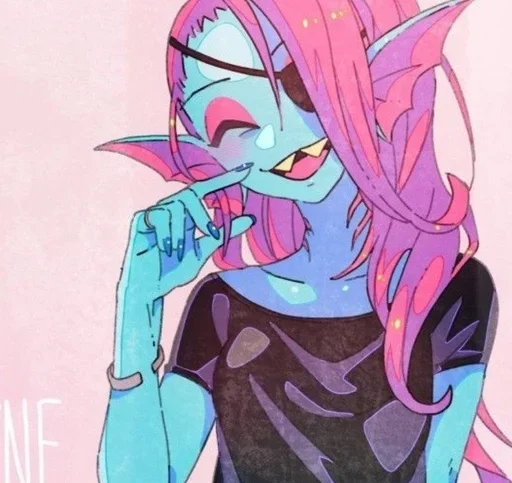 Стикер из набора "Undyne | Андайн"