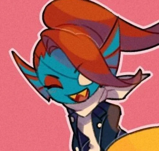 Sticker from the "Undyne | Андайн" sticker pack