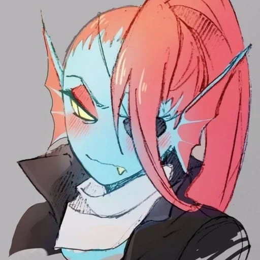 Стикер из набора "Undyne | Андайн"