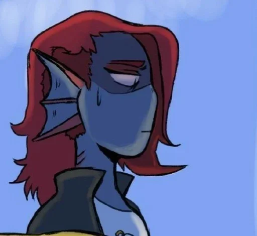 Sticker from the "Undyne | Андайн" sticker pack