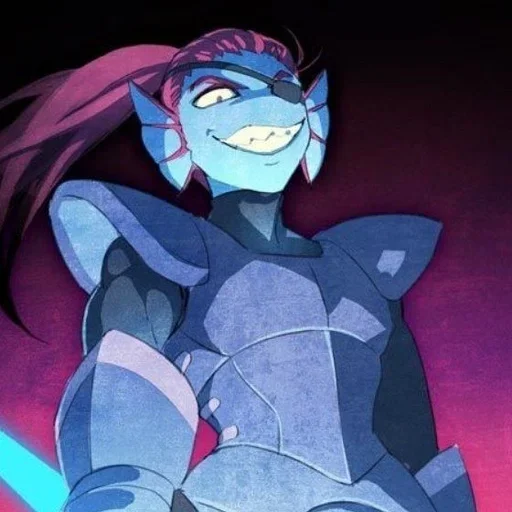 Стикер из набора "Undyne | Андайн"