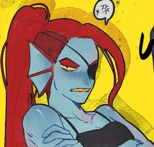 Стикер из набора "Undyne | Андайн"