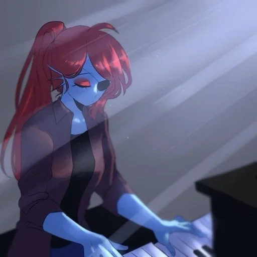 Стикер из набора "Undyne | Андайн"