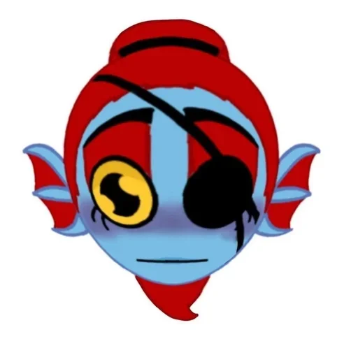 Sticker from the "Undyne | Андайн" sticker pack