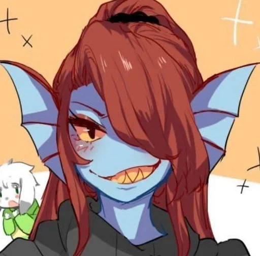 Sticker from the "Undyne | Андайн" sticker pack