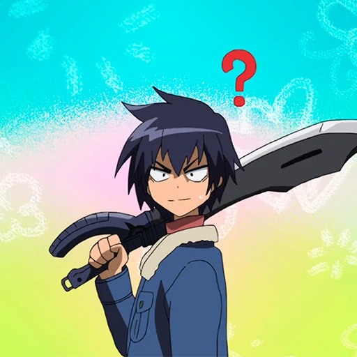 Sticker from the "Akame ga Kill!" sticker pack