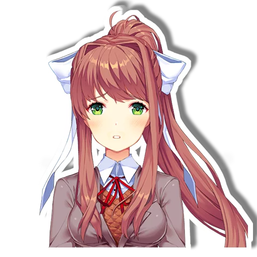 Sticker from the "DDLC Monika" sticker pack