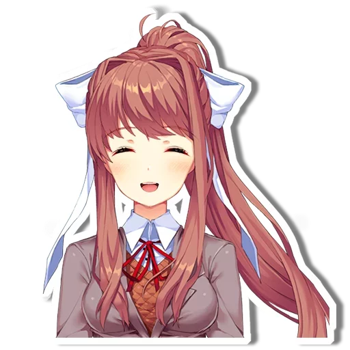 Sticker from the "DDLC Monika" sticker pack