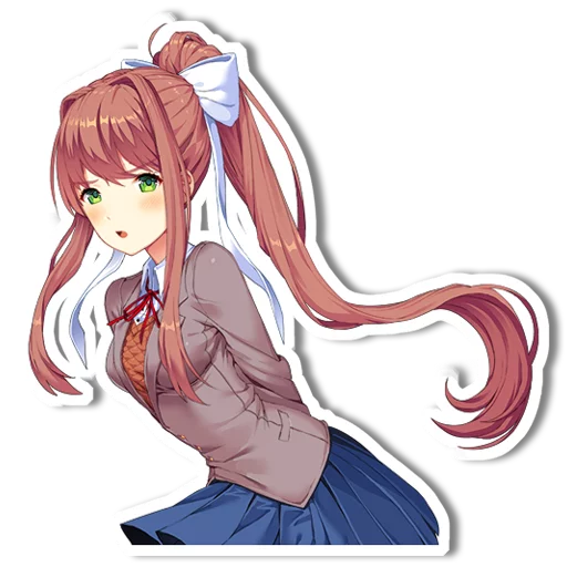 Sticker from the "DDLC Monika" sticker pack