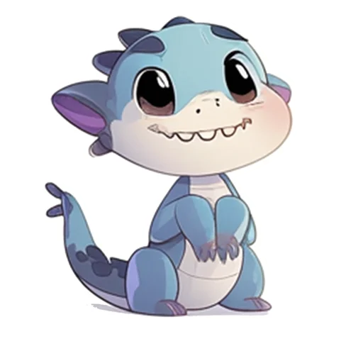 Sticker from the "Дракончик Искряш" sticker pack