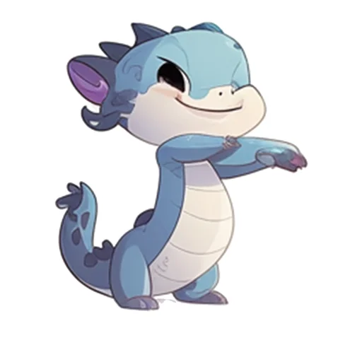 Sticker from the "Дракончик Искряш" sticker pack