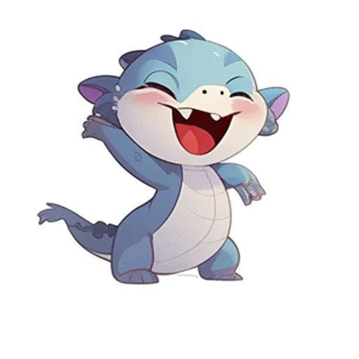 Sticker from the "Дракончик Искряш" sticker pack