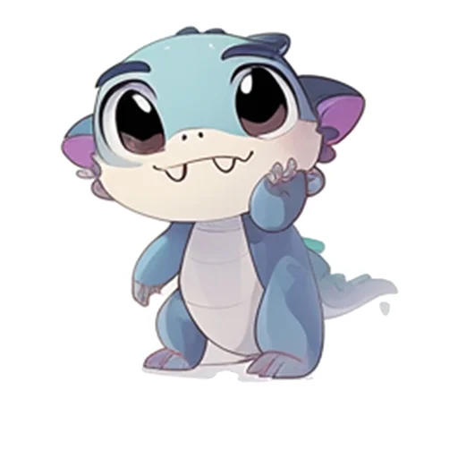 Sticker from the "Дракончик Искряш" sticker pack