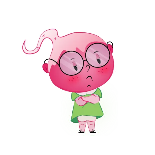 Sticker from the "Radish Mila" sticker pack