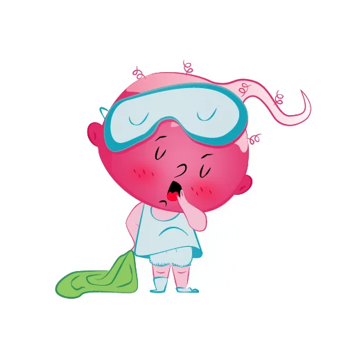 Sticker from the "Radish Mila" sticker pack