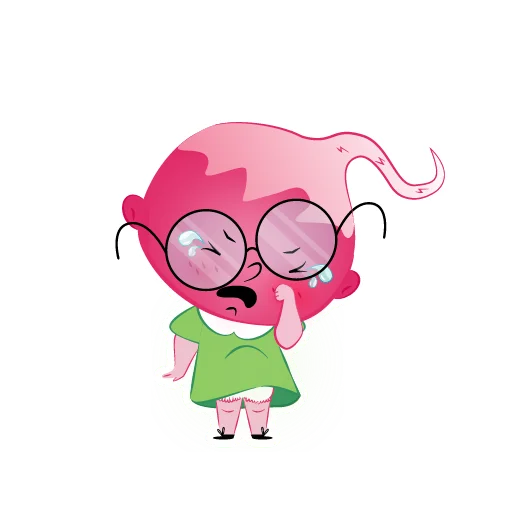 Sticker from the "Radish Mila" sticker pack