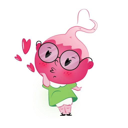 Sticker from the "Radish Mila" sticker pack