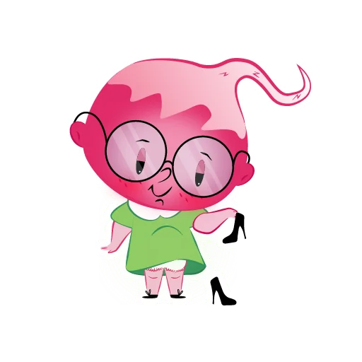 Sticker from the "Radish Mila" sticker pack