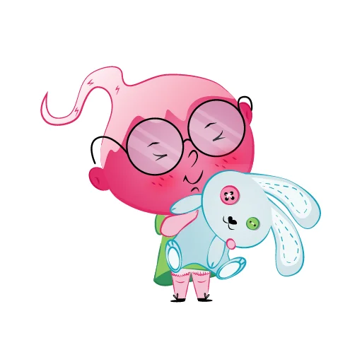 Sticker from the "Radish Mila" sticker pack