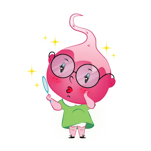 Sticker from the "Radish Mila" sticker pack