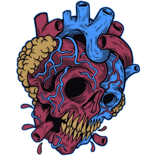 Sticker from the "creepy" sticker pack