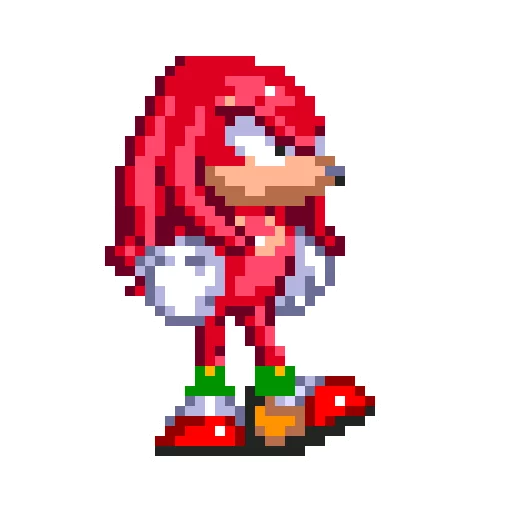 Sticker from the "Sonic 3 & Knuckes - Knuckles" sticker pack