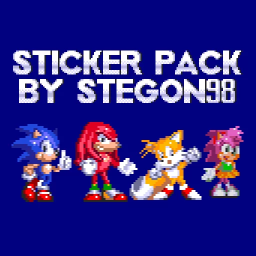 Sticker from the "Sonic 3 & Knuckes - Knuckles" sticker pack