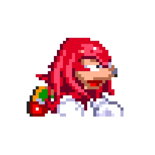 Sticker from the "Sonic 3 & Knuckes - Knuckles" sticker pack