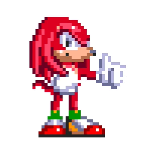 Sticker from the "Sonic 3 & Knuckes - Knuckles" sticker pack