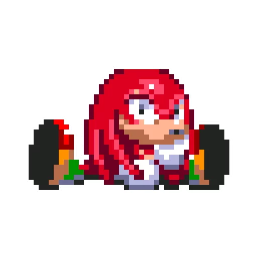 Sticker from the "Sonic 3 & Knuckes - Knuckles" sticker pack