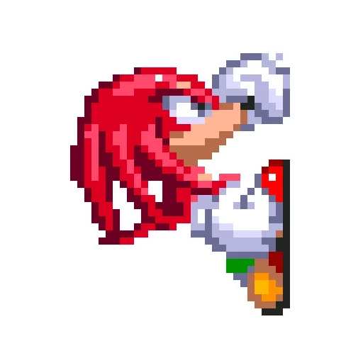 Sticker from the "Sonic 3 & Knuckes - Knuckles" sticker pack