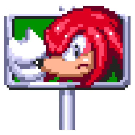 Sticker Sonic 3 & Knuckes - Knuckles