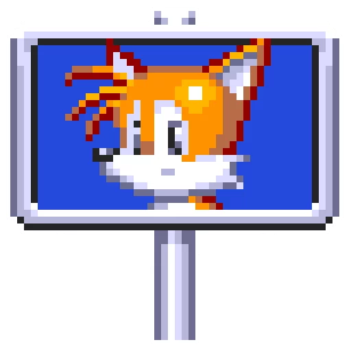 Sticker from the "Sonic 3 and Knuckes Tails" sticker pack