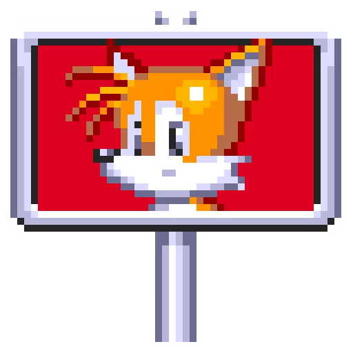 Sticker from the "Sonic 3 and Knuckes Tails" sticker pack