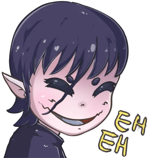 Sticker from the "Shinozaki Sisters" sticker pack