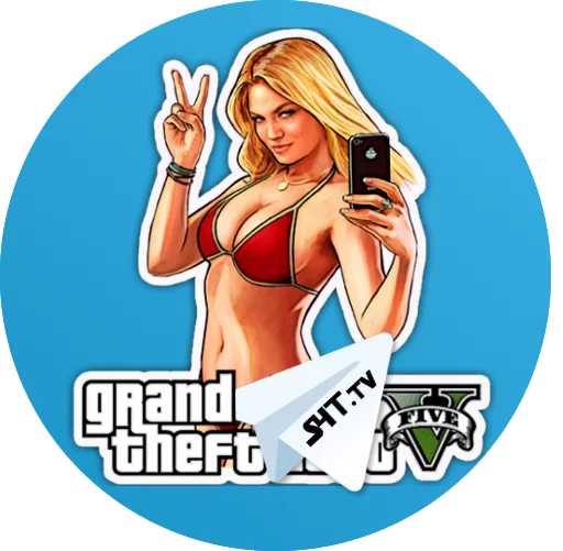 Стикер из набора "Grand Theft Auto - S4T.tv"