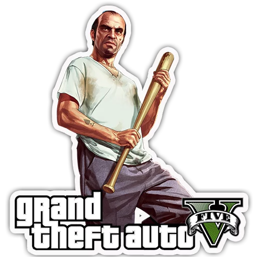 Sticker from the "Grand Theft Auto - S4T.tv" sticker pack