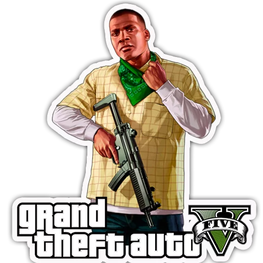 Стикер из набора "Grand Theft Auto - S4T.tv"