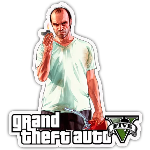 Стикер из набора "Grand Theft Auto - S4T.tv"