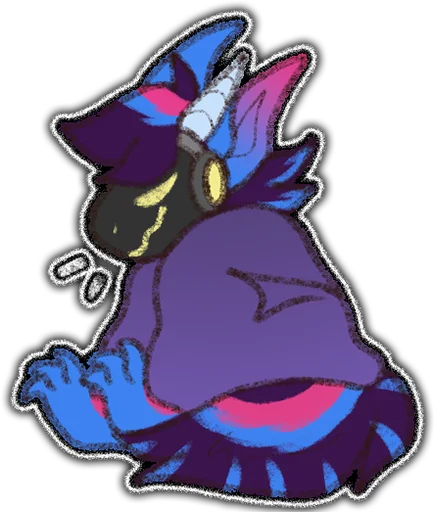 Sticker from the "rasputin furry" sticker pack