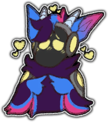 Sticker from the "rasputin furry" sticker pack