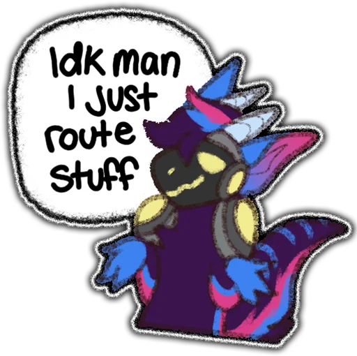 Sticker from the "rasputin furry" sticker pack