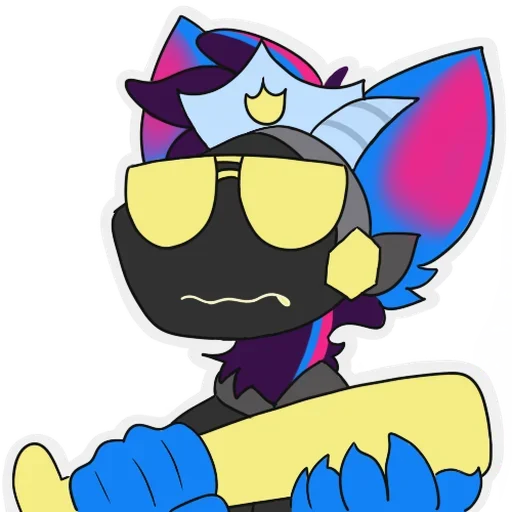 Sticker from the "rasputin furry" sticker pack