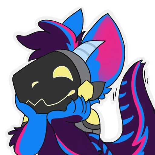 Sticker from the "rasputin furry" sticker pack