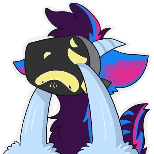 Sticker from the "rasputin furry" sticker pack