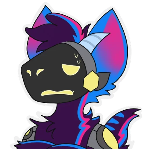 Sticker from the "rasputin furry" sticker pack