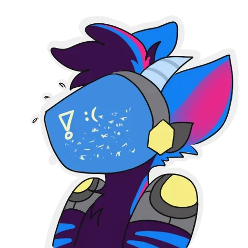 Sticker from the "rasputin furry" sticker pack