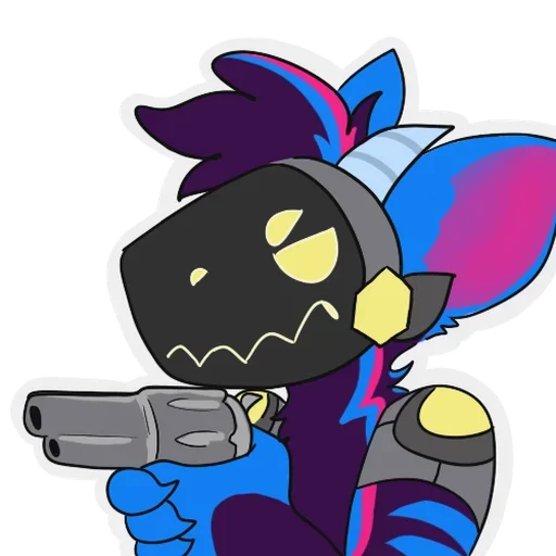 Sticker from the "rasputin furry" sticker pack