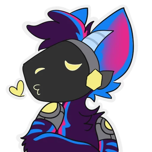 Sticker from the "rasputin furry" sticker pack