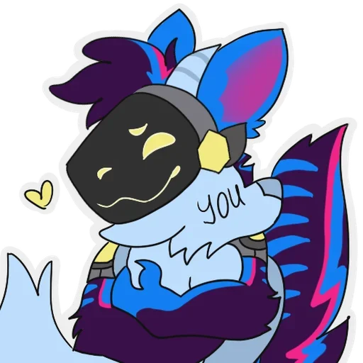 Sticker from the "rasputin furry" sticker pack